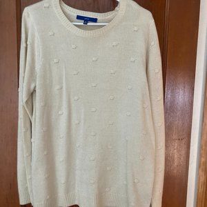 White Pom Pom Sweater